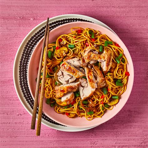 singapore noodles with chicken